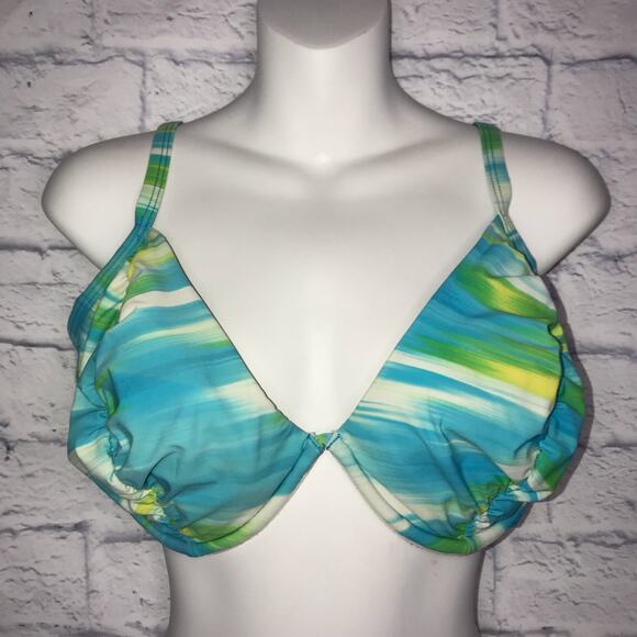 2bamboo Other - 2Bamboo Blue Green Swim Top